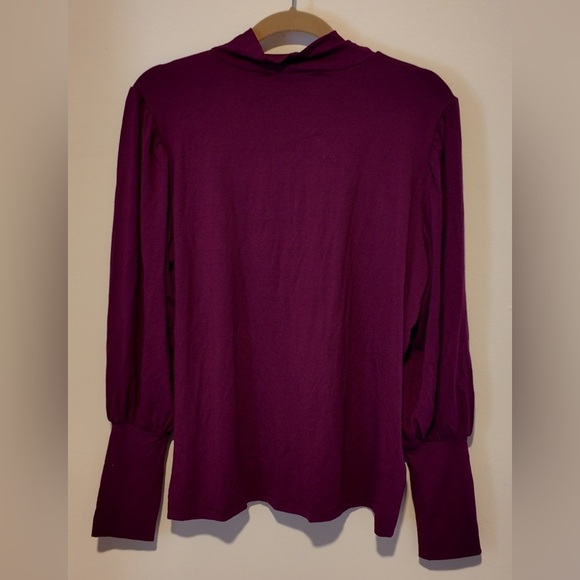 Eloquii Elements Mock Neck Puff Sleeve Blouse – Loose Fit Size 14/16 - Picture 7 of 7